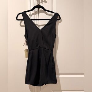 Wilfred Black V-Neck Romper